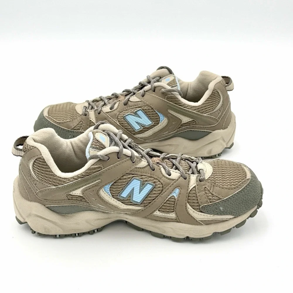 New Balance 474 All Terrain Trail Hiking Sneakers Gray Blue Womens Shoe Size 9‎